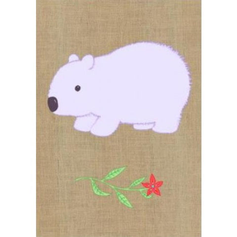 Wombat Super Cute Greeting Card