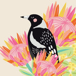 Magpie Greeting Card 