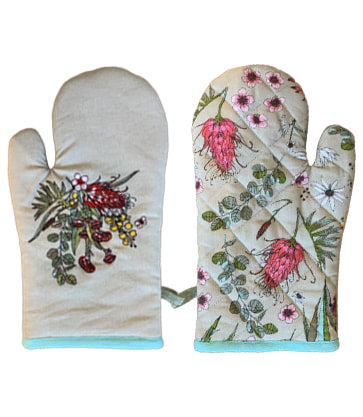 Native Floral - Single Oven Mitt
