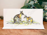 Wallaby Greeting Card 