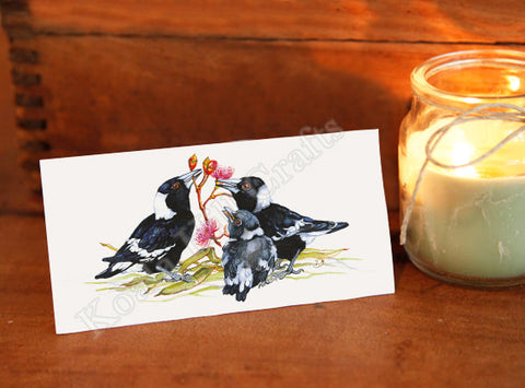 Australian Magpie Greeting Card	