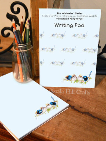 Variegated Fairy Wren Writing Pad