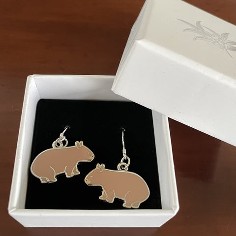 Wombat Earrings